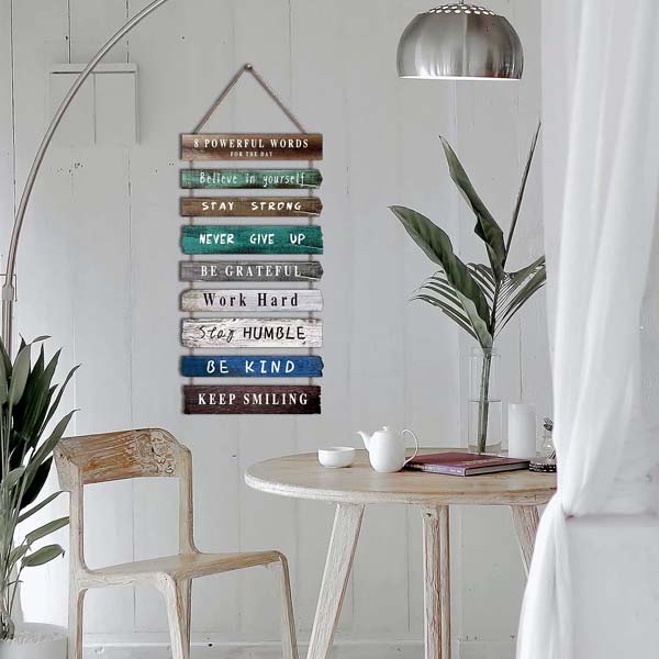 8 Powerful Words for the Day – Inspirational Wall Art for Home & Office