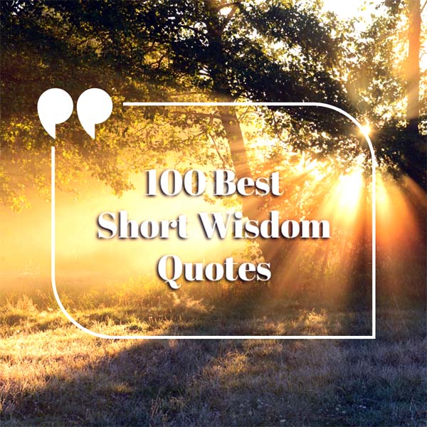 100 Best Short Wisdom Quotes to Motivate You